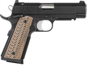 Dan Wesson 01795 Specialist Commander Full Size Frame 45 ACP 8+1 4.25ā³ Stainless Steel Barrel Black Duty Serrated Steel Slide Black Duty Steel Frame w/Picatinny Rail Black/Brown G10 Grip Dan Wesson 01795 Specialist Commander Full Size Frame 45 ACP 8+1 4.25ā³ Stainless Steel Barrel Black Duty Serrated Steel Slide Black Duty Steel Frame w/Picatinny Rail Black/Brown G10 Grip