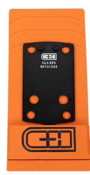 C&h Precision GLXEPS V4 MIL/LEO Adapter Black Anodized Holosun EPS Pattern Footprint C&h Precision GLXEPS V4 MIL/LEO Adapter Black Anodized Holosun EPS Pattern Footprint