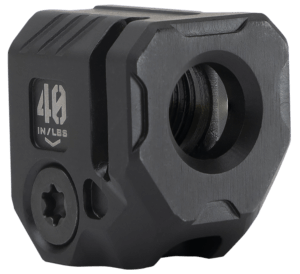 Strike Industries MCQUAD Micro Threaded Compensator Black Steel 0.89″ OAL Compatible w/ 9mm/357 SIG