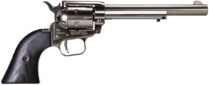 Heritage Mfg RR22NI6BW Rough Rider 22 LR 6rd 6.50″ Nickel Steel Barrel Nickel Aluminum Frame Matte Nickel Cylinder Black Laminate Grip Hammer/Thumb Safety Exposed Hammer Heritage Mfg RR22NI6BW Rough Rider 22 LR 6rd 6.50″ Nickel Steel Barrel Nickel Aluminum Frame Matte Nickel Cylinder Black Laminate Grip Hammer/Thumb Safety Exposed Hammer