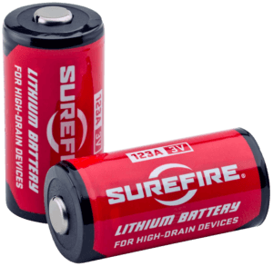 SureFire SF2SWBULK 123A Batteries  Red/Black 3.0 Volts 1 550 mAh (130/65 Pairs) Single Package Fishbowl