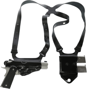 Galco MCII870B Miami Classic II Shoulder System Black Full Grain Leather Galco MCII870B Miami Classic II Shoulder System Black Full Grain Leather