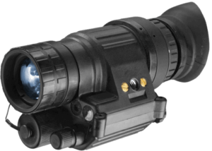 ATN NVMPPVS143HFW PVS14-3HFW  Matte Black Night Vision Hand Held/Mountable Scope 1x27mm  Gen 3 Auto-Gated White Phosphor