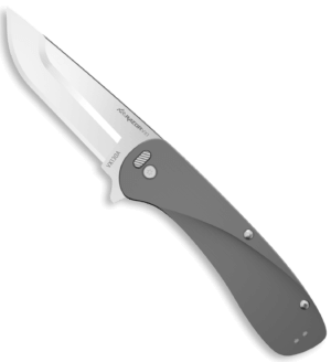 Outdoor Edge VX130A Razor VX1 EDC 3″ Folding Plain Satin 420J2 SS Blade Gray Anodized Aluminum Handle Outdoor Edge VX130A Razor VX1 EDC 3″ Folding Plain Satin 420J2 SS Blade Gray Anodized Aluminum Handle