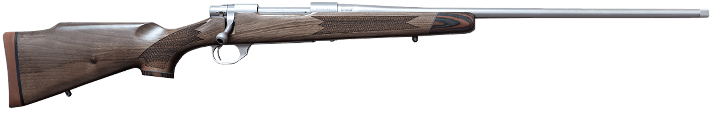 Howa HWH308SLUX M1500 Super Deluxe Full Size 308 Win 4+1 22" Stainless Threaded Barrel Drilled & Tapped Stainless Steel Receiver Turkish Walnut Fixed Stock