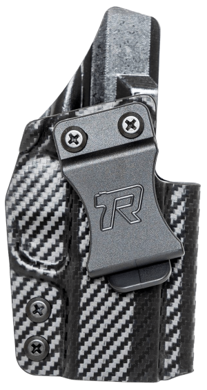 Rounded Gear SFAHELLCATPROCFRHVAR Kydex IWB Black Kydex Fits Springfield Hellcat Pro Belt Clip Right Hand