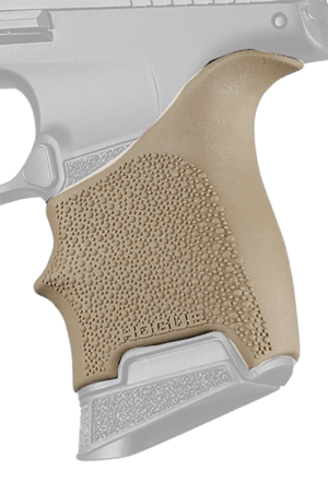 Hogue 18703 Grip Sleeve Handall Beavertail Flat Dark Earth Rubber