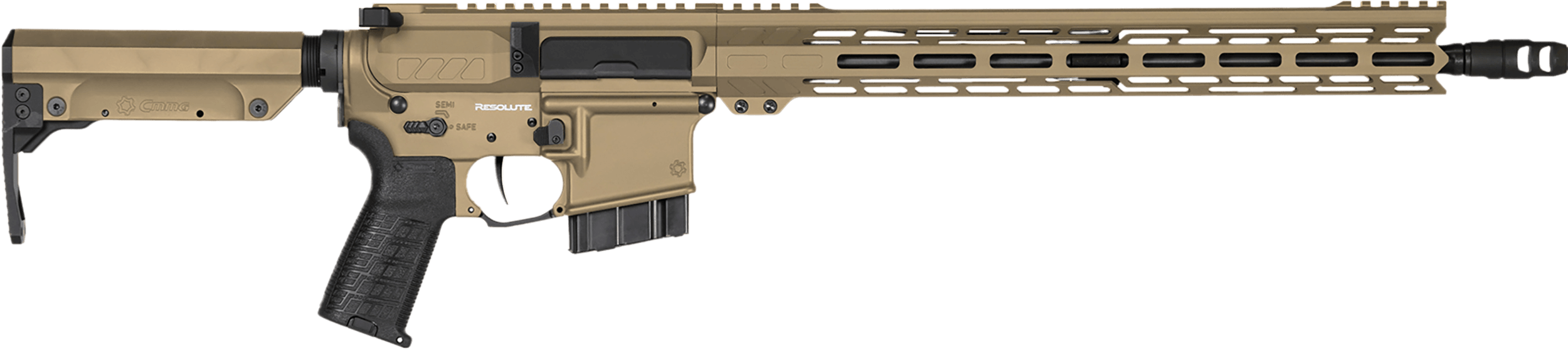 CMMG 35A2C0ACT Resolute MK4 350 Legend 10+1 16.10″ Black Nitride Medium Taper Threaded Barrel Coyote Tan Cerakote Picatinny Rail Aluminum Receiver EML 15″ M-LOK Handguard Coyote Tan Synthetic CMMG 6 Position RipStock Zeroed Drop-In Trigger CMMG 35A2C0ACT Resolute MK4 350 Legend 10+1 16.10″ Black Nitride Medium Taper Threaded Barrel Coyote Tan Cerakote Picatinny Rail Aluminum Receiver EML 15″ M-LOK Handguard Coyote Tan Synthetic CMMG 6 Position RipStock Zeroed Drop-In Trigger