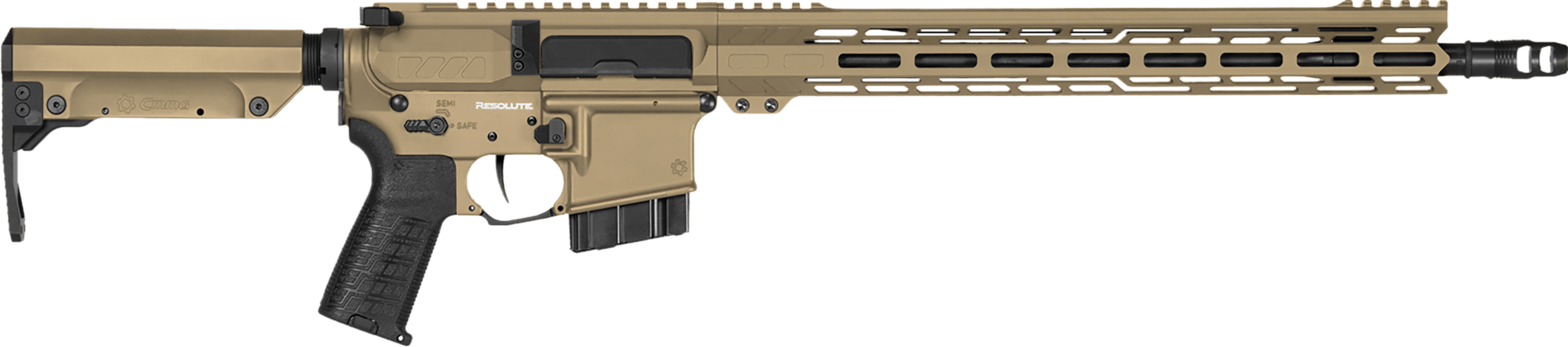 CMMG 60AF30CCT Resolute MK4 6mm ARC 10+1 16.10″ Black Nitride Medium Taper Threaded Barrel Coyote Tan Cerakote Picatinny Rail Aluminum Receiver EML 15″ M-LOK Handguard Coyote Tan Synthetic CMMG 6 Position RipStock Zeroed Drop-In Single Stage Trigger CMMG 60AF30CCT Resolute MK4 6mm ARC 10+1 16.10″ Black Nitride Medium Taper Threaded Barrel Coyote Tan Cerakote Picatinny Rail Aluminum Receiver EML 15″ M-LOK Handguard Coyote Tan Synthetic CMMG 6 Position RipStock Zeroed Drop-In Single Stage Trigger