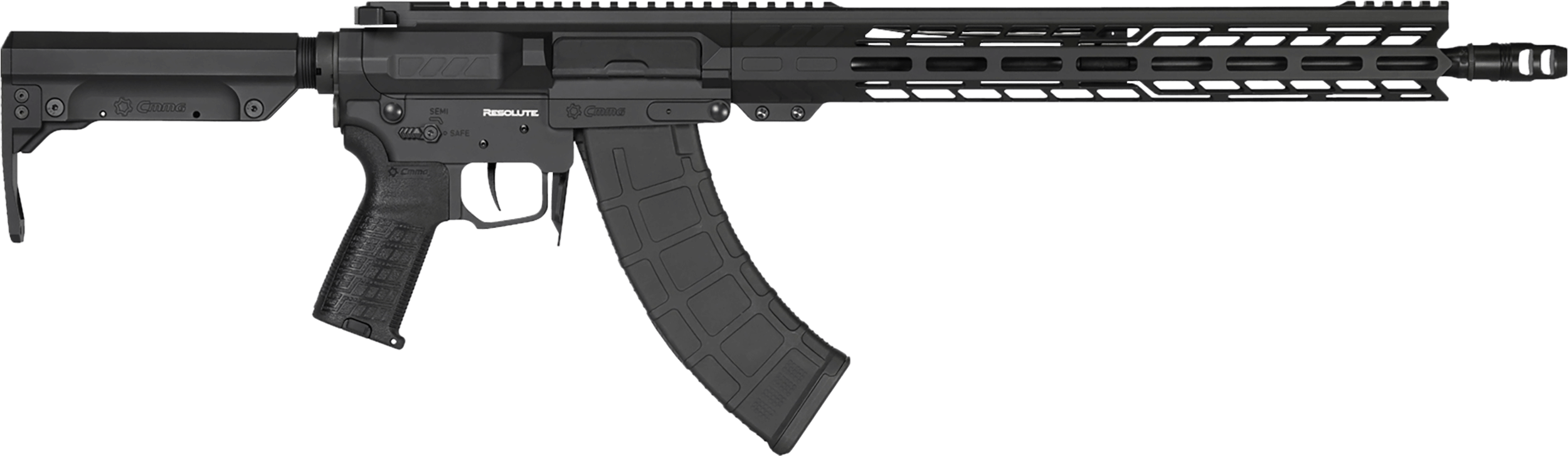 CMMG 76AC20AAB Resolute MK47 7.62x39mm 30+1 16.10″ Black Nitride Medium Taper Threaded Barrel Black Armor Cerakote Picatinny Rail Aluminum Receiver EML 15″ M-LOK Handguard Black Synthetic CMMG 6 Position RipStock Zeroed Drop-In Single Stage Trigger CMMG 76AC20AAB Resolute MK47 7.62x39mm 30+1 16.10″ Black Nitride Medium Taper Threaded Barrel Black Armor Cerakote Picatinny Rail Aluminum Receiver EML 15″ M-LOK Handguard Black Synthetic CMMG 6 Position RipStock Zeroed Drop-In Single Stage Trigger