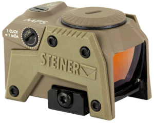 Steiner 8700MPSFDE Micro Pistol Sight Flat Dark Earth 1x20mm x 16mm 3.3 MOA Red Dot Reticle Features 13 Hour Auto Shutoff Steiner 8700MPSFDE Micro Pistol Sight Flat Dark Earth 1x20mm x 16mm 3.3 MOA Red Dot Reticle Features 13 Hour Auto Shutoff
