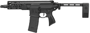 Sig Sauer PMCX300B6BLTPCB MCX Rattler LT 300 Blackout 30+1 7.75" Black Manganese Phosphate Threaded Barrel Black Anodized Picatinny Rail Aluminum Receiver Black Folding Pivoting Contour Brace Black Polymer Grip Ambidextrous