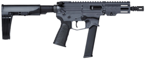 Battle Arms Development XIPHOS005 Xiphos  9mm Luger 30+1 5.25″ Black Chrome Moly Steel Barrel  M-LOK Handguards  Combat Gray Aluminum Picatinny Rail Receiver  Black Synthetic Pistol Brace  Adj Black Grips