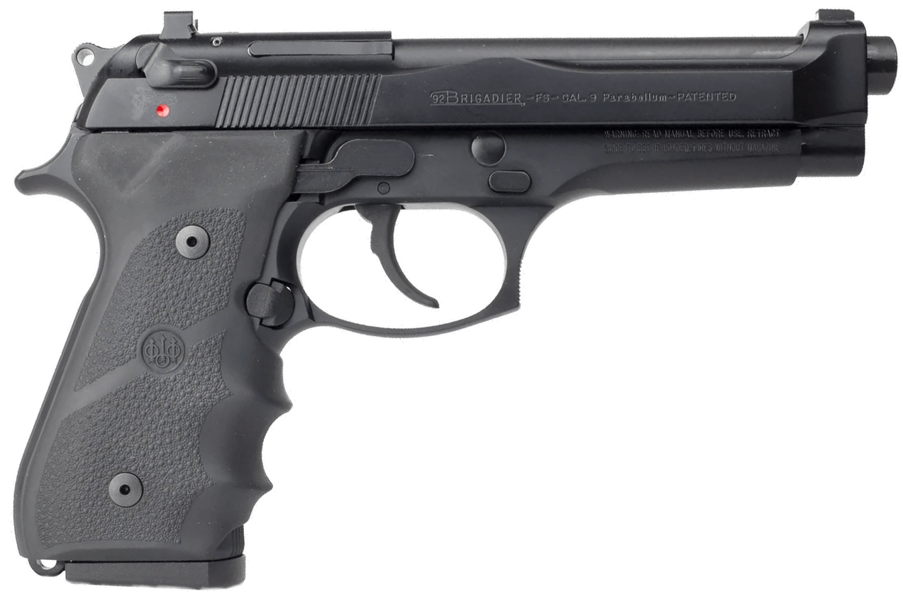 Beretta USA J92F700M 92FS Brigadier Full Size Frame 9mm Luger 15+1 4.70″ Black Inox Steel Barrel Black Bruniton Serrated Steel Slide Black Aluminum Frame w/Beavertail DA/SA Ambidextrous Beretta USA J92F700M 92FS Brigadier Full Size Frame 9mm Luger 15+1 4.70″ Black Inox Steel Barrel Black Bruniton Serrated Steel Slide Black Aluminum Frame w/Beavertail DA/SA Ambidextrous