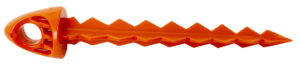 Targettack Llc  Targettack  Orange Polycarbonate Plastic 3″ For Paper/Vinyl Targets *100 Loose Bulk