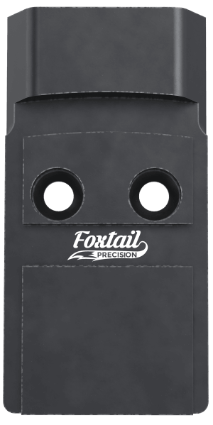 Foxtail Precision 100004 Red Dot Adapter Plate for Optics-Ready Pistol Black Anodized CZ P10