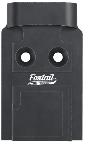 Foxtail Precision 100008 Red Dot Adapter Plate for Optics-Ready Pistol Black Anodized Glock MOS