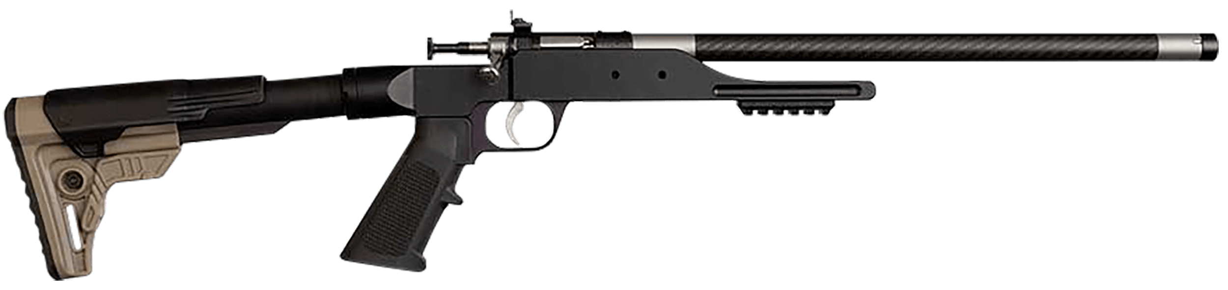 Keystone KSA2185 Precision 6061 22 LR Single Shot 16.12″ Carbon Fiber Threaded Barrel Black Anodized Picatinny Rail Aluminum Receiver Black/FDE Adj Buffer Tube Style Butt Stock Right Hand Keystone KSA2185 Precision 6061 22 LR Single Shot 16.12″ Carbon Fiber Threaded Barrel Black Anodized Picatinny Rail Aluminum Receiver Black/FDE Adj Buffer Tube Style Butt Stock Right Hand
