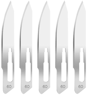 Hogue 35886 Expel Replacement Blades High Carbon Steel Blade #60 5 Blades Hogue 35886 Expel Replacement Blades High Carbon Steel Blade #60 5 Blades