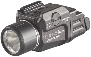 Streamlight 69458 TLR-7 HL-X USB Gun Light  Black Anodized 500/1 000 Lumens White LED