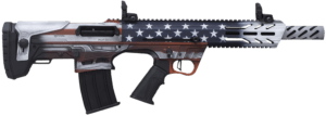 Citadel FRPS1218USA Pup Scout  12 Gauge Semi-Auto 3″ 5+1 18.50″ Steel Barrel  USA Flag Picatinny Rail Aluminum Receiver  Picatinny Handguards  Adj Cheek Riser Synthetic Stock  Black Polymer Grip