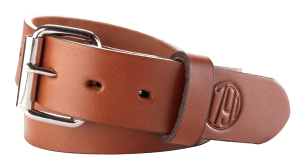 1791 Gunleather BLT014448CBRA 01  Gun Belt Classic Brown Leather 44/48 1.50″ Wide Buckle Closure