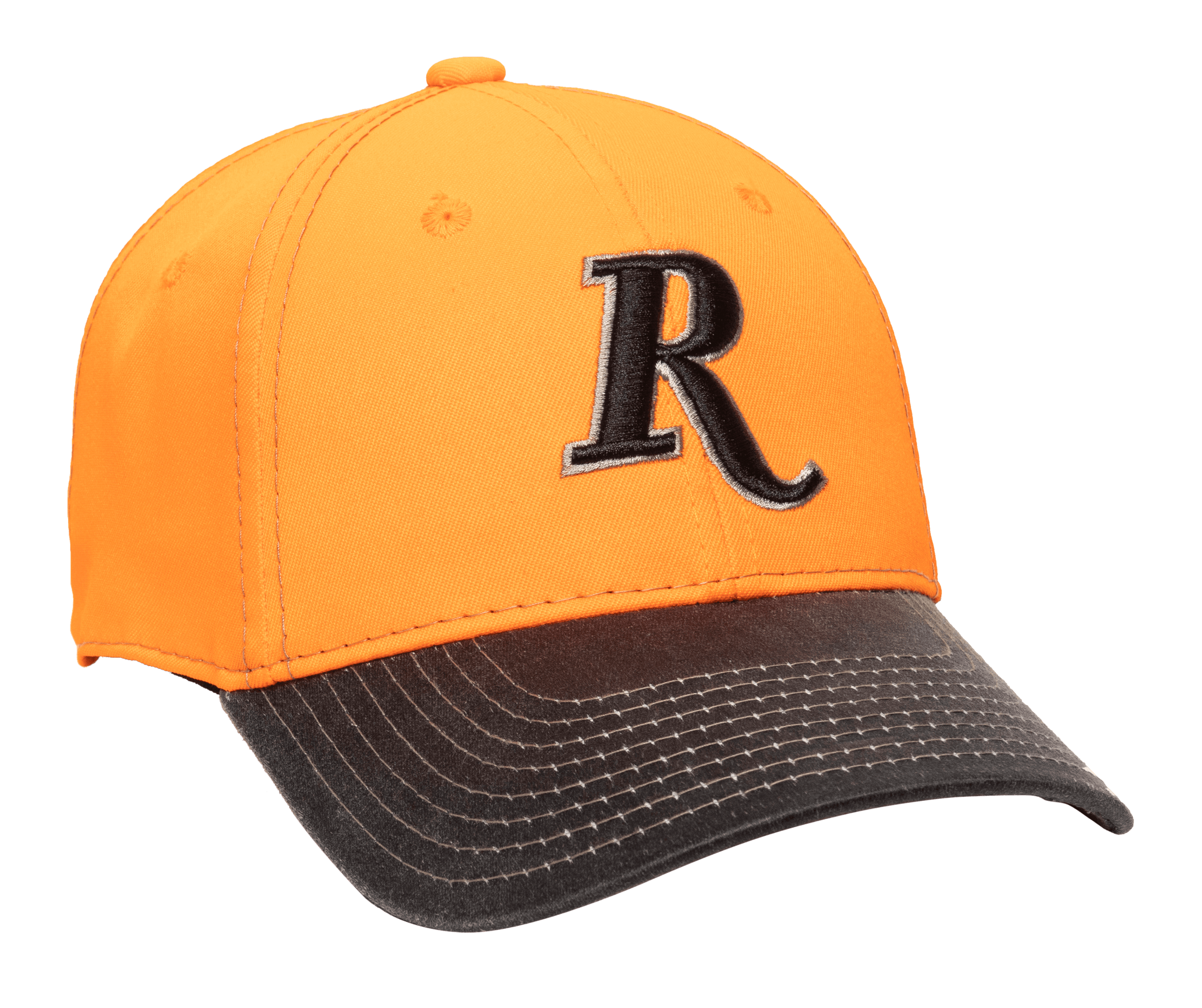 Outdoor Cap RM16A Remington Cap Polyester Twill Blaze/Black Structured OSFA