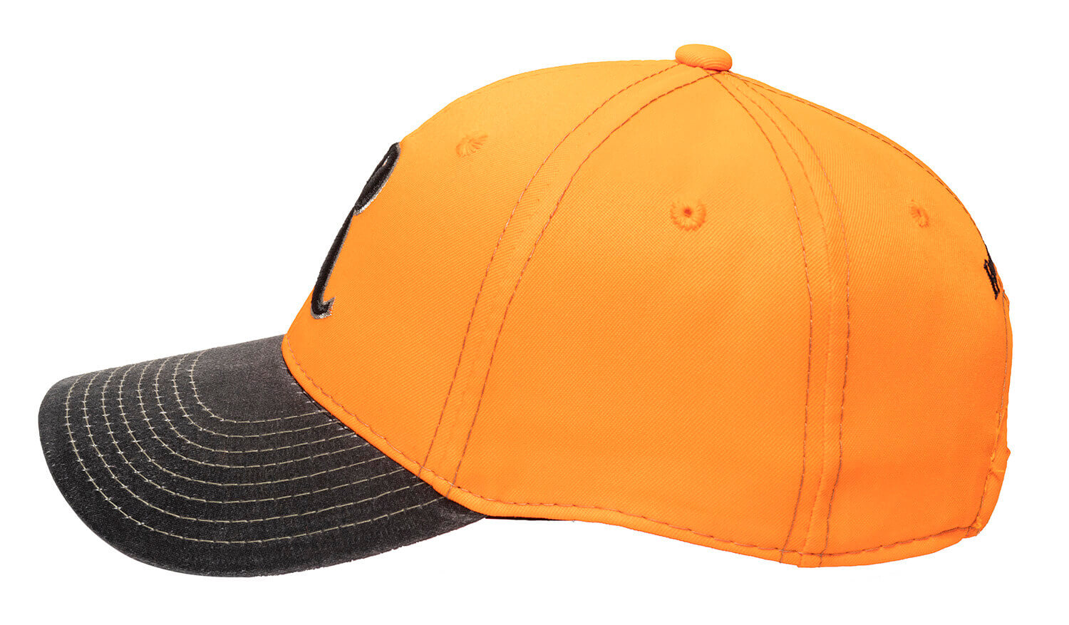 Outdoor Cap RM16A Remington Cap Polyester Twill Blaze/Black Structured OSFA - Image 2