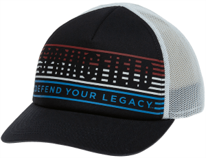 Springfield Armory GEP2380 Retro 80’s/90’s Trucker Hat Navy/White Adjustable Snapback OSFA Structured