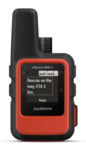Garmin 0100260200 inReach Mini 2 Satcom Communication/SOS/Maps Black/Red Internal Rechargeable Lithium Battery Bluetooth/ANT+ GPS Yes