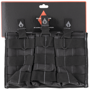 Advance Warrior Solutions AROTTMPBL Double Mag Pouch Open Top Black MOLLE Advance Warrior Solutions AROTTMPBL Double Mag Pouch Open Top Black MOLLE