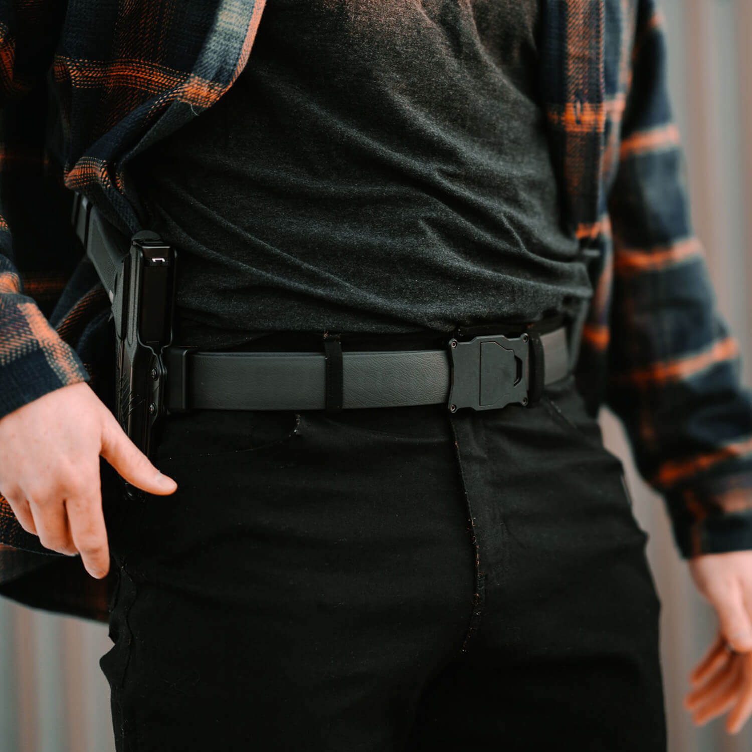 Shield Arms APOBLKREGBUCBLKST Apogee Black One Size 1.50" Wide Buckle Closure - Image 2
