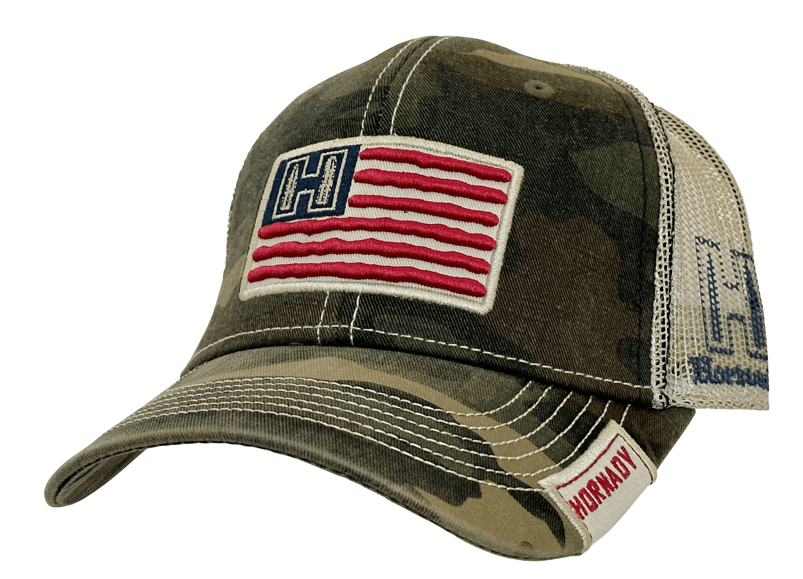 Hornady Gear 10090 Hornady Camo American Flag Patch