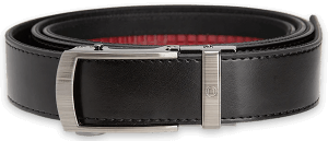 Team Nexbelt Operating PCS5741 EDC  Black Leather 1.375″ Wide Buckle Closure