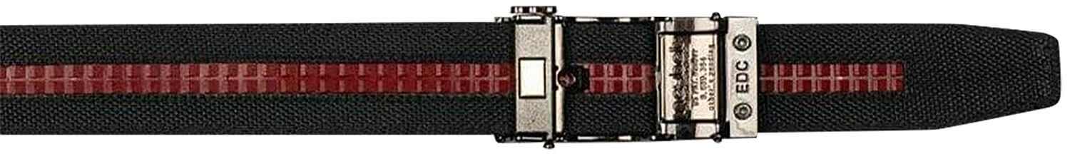 Team Nexbelt Operating PCS5772 EDC Black Leather 1.375" Wide Buckle Closure - Image 2