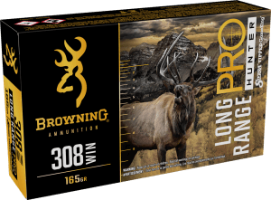 Browning Ammo B192503082 Long Range Pro 308Win 165gr 20rd Box Browning Ammo B192503082 Long Range Pro 308Win 165gr 20rd Box