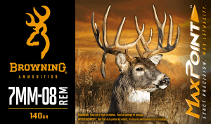 Browning Ammo B192107082 Max Point 7mm-08Rem 140gr 20rd Box Browning Ammo B192107082 Max Point 7mm-08Rem 140gr 20rd Box