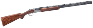 Rizzini USA 41011229 Round Body EM Full Size 12 Gauge Break Action 2rd 29" Vent Rib Barrel Coin Anodized Silver Receiver Fixed w/Prince of Whales Grip Grade III Turkish Walnut Stock