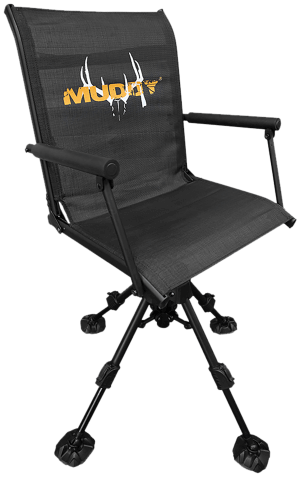 Muddy MUD-MGS400AL Swivel- Ease XT Ground Seat Black Flex-Tek/Steel