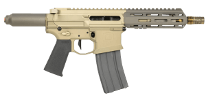 Q LLC HB55610INPISTOLNB Honey Badger 223 Rem/5.56 NATO 10″ Black Threaded Barrel M-LOK Handguard Black Anodized Aluminum Picatinny Rail Receiver No Brace Q LLC HB55610INPISTOLNB Honey Badger 223 Rem/5.56 NATO 10″ Black Threaded Barrel M-LOK Handguard Black Anodized Aluminum Picatinny Rail Receiver No Brace