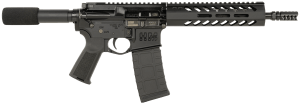 HM Defense HMP15FMB556C RaiderMC 223 Rem/5.56 NATO 30+1 9.50" Black Cerakote Match Grade Threaded Barrel Black Hard Coat Anodized Aluminum 8.5" Picatinny Rail Receiver Black Buffer Tube Black Polymer Grips