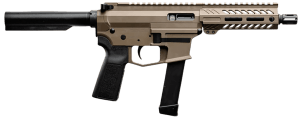 Angstadt Arms AAUDP09PF6 UDP-9 9mm Luger 15+1 6" Black Melonite Threaded Barrel 5.50" Free Float M-LOK Handguards Flat Dark Earth Cerakote Aluminum Picatinny Rail Receiver Black B5 Grips