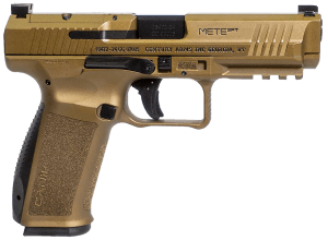 Canik HG5636BBN Mete SFT Full Size Frame 9mm Luger 20+1 4.46ā³ Black Match Grade Barrel Burnt Bronze Cerakote Optic Ready/Serrated Steel Slide Polymer Frame w/Beavertail & Picatinny Rail Aggressive Texture Interchangeable Backstrap Grip Ambidextrous Canik HG5636BBN Mete SFT Full Size Frame 9mm Luger 20+1 4.46ā³ Black Match Grade Barrel Burnt Bronze Cerakote Optic Ready/Serrated Steel Slide Polymer Frame w/Beavertail & Picatinny Rail Aggressive Texture Interchangeable Backstrap Grip Ambidextrous