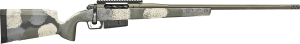 Springfield Armory BAW924300PRCG Model 2020 Waypoint Full Size 300 PRC 3+1 24″ Mil-Spec Green Cerakote Fluted Barrel  Picatinny Rail Stainless Steel Receiver  Evergreen Camo Hybrid Profile w/M-LOK Carbon Fiber Stock
