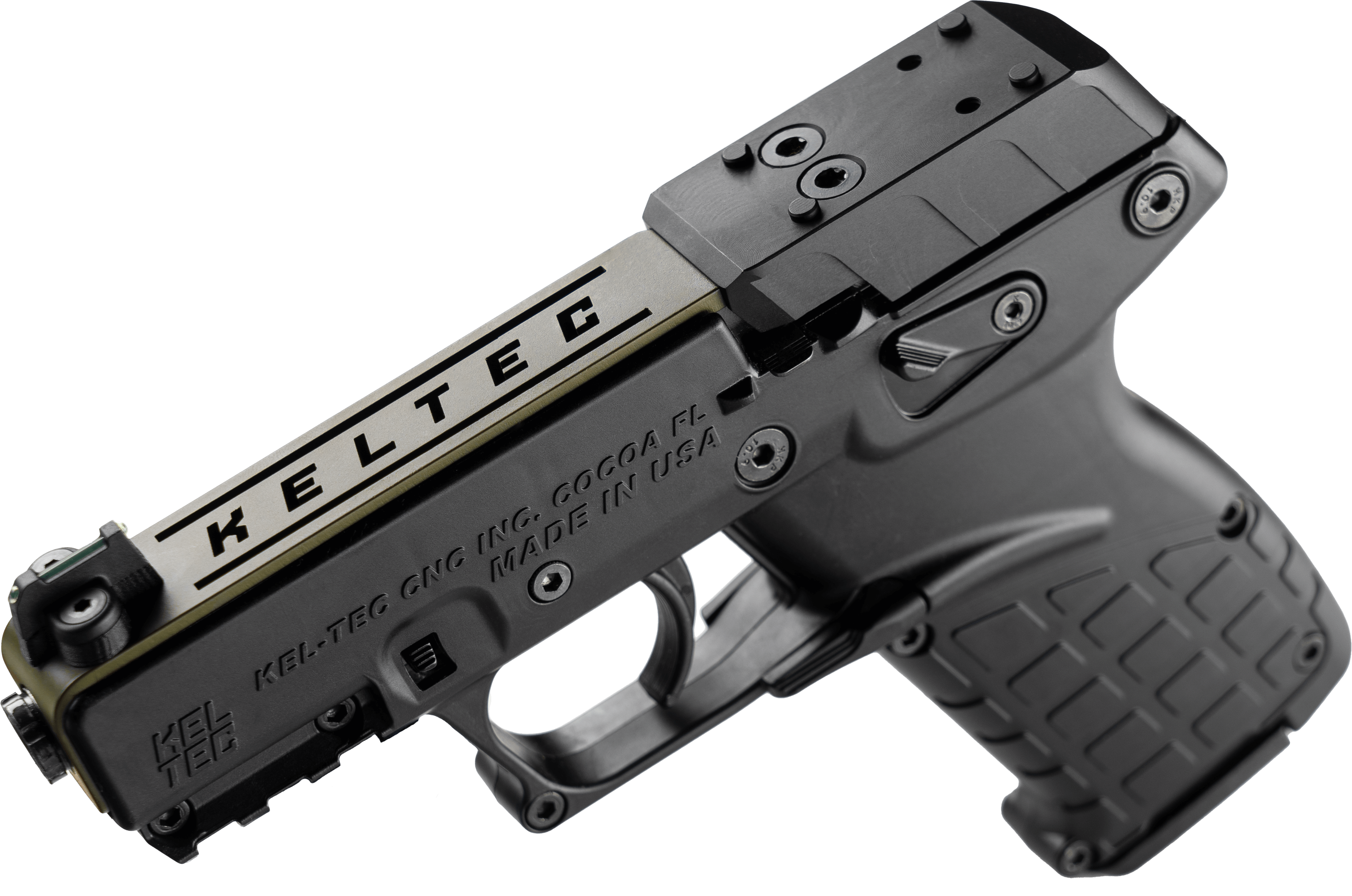 Kel-Tec P17BBLKORGRNS P17 22 LR 16+1 3.80″ Black Threaded Barrel OD Green Optic Ready/Serrated Slide Black Polymer Frame w/Picatinny Rail Black Polymer Grip Kel-Tec P17BBLKORGRNS P17 22 LR 16+1 3.80″ Black Threaded Barrel OD Green Optic Ready/Serrated Slide Black Polymer Frame w/Picatinny Rail Black Polymer Grip