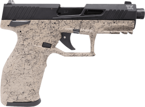Taurus 12TX22141SP3 TX22 Gen 2 Full Size Frame 22 LR 16+1/22+1 4.10" Threaded Barrel Serrated Slide Polymer Frame w/Picatinny Rail Right Hand