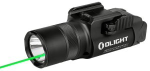Olightstore Usa Inc BALDRPRORBK Baldr Pro R  Black Anodized 300/500/1 350 Lumens White LED Green Laser