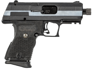 Hi-Point YC380CF YC380  380 ACP 10+1 3.93″ Black Threaded Barrel  Black/Chrome YC9 Styled/Serrated Steel Slide  Black Polymer Frame w/Picatinny Rail  Black Plastic Grip