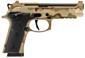 Beretta USA SPEC0732A15 92XI Combat Full Size Frame 9mm Luger 15+1 4.70″ Black Inox Steel Barrel Desert Combat Uniform Cerakote Serrated Steel Slide & Steel Frame w/Beavertail & Picatinny Rail Black Textured Grip Ambidextrous Beretta USA SPEC0732A15 92XI Combat Full Size Frame 9mm Luger 15+1 4.70″ Black Inox Steel Barrel Desert Combat Uniform Cerakote Serrated Steel Slide & Steel Frame w/Beavertail & Picatinny Rail Black Textured Grip Ambidextrous