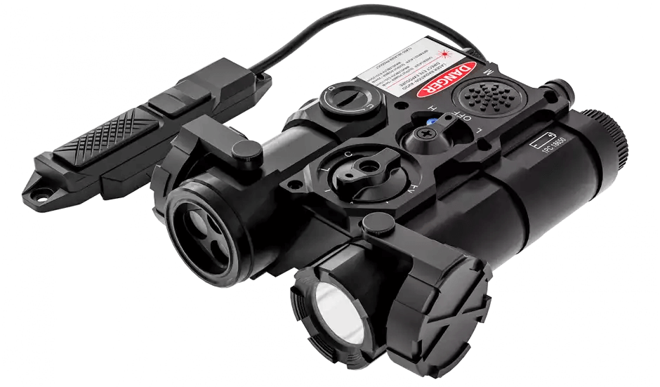 AGM Global Vision WLADCLA1B1 WLAD 1B Black Green Laser & IR Pointer/Illuminator Coaxial Dual Laser White LED 300 Lumen AGM Global Vision WLADCLA1B1 WLAD 1B Black Green Laser & IR Pointer/Illuminator Coaxial Dual Laser White LED 300 Lumen